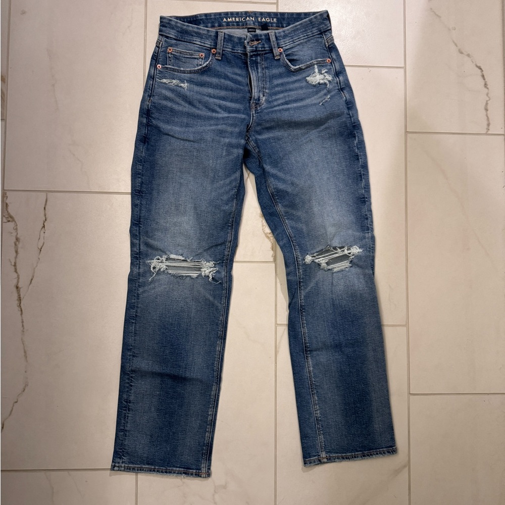 American Eagle curvy straight jeans (size 6)